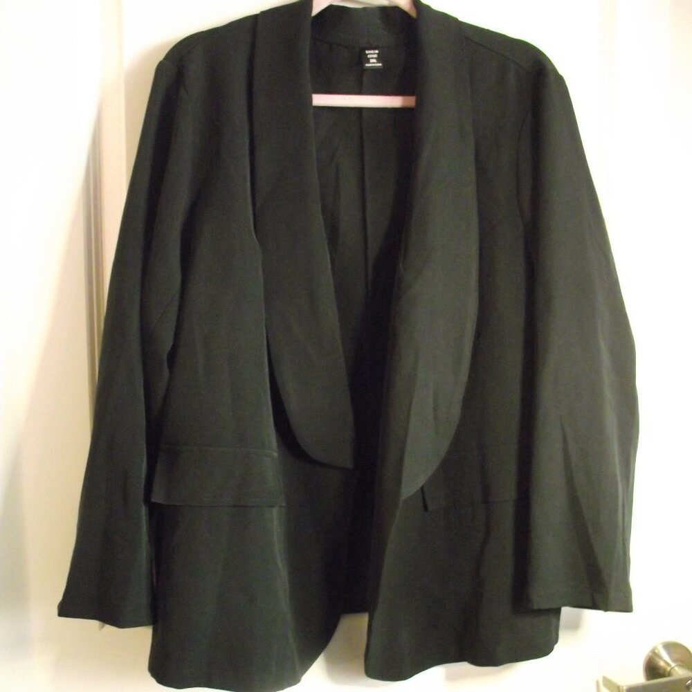 WOMENS BLACK 2XL SHEIN TAILORED BLAZER
